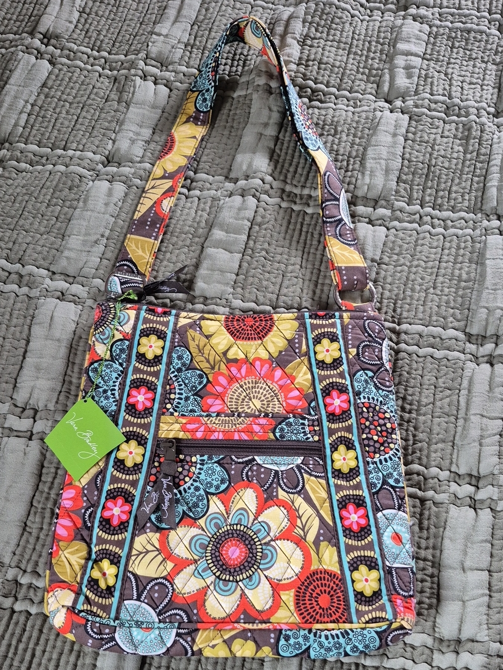Vera Bradley Flower Shower Hipster Bag